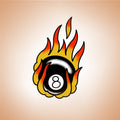 Boule de Billard 8 - Old School