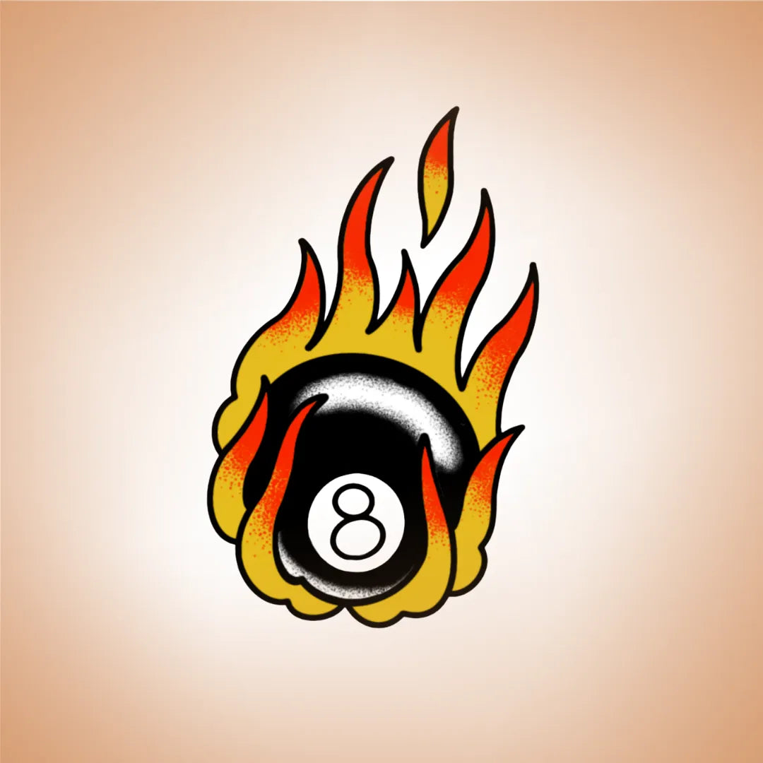 Boule de Billard 8 - Old School