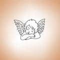 Tatouage Ange Endormi