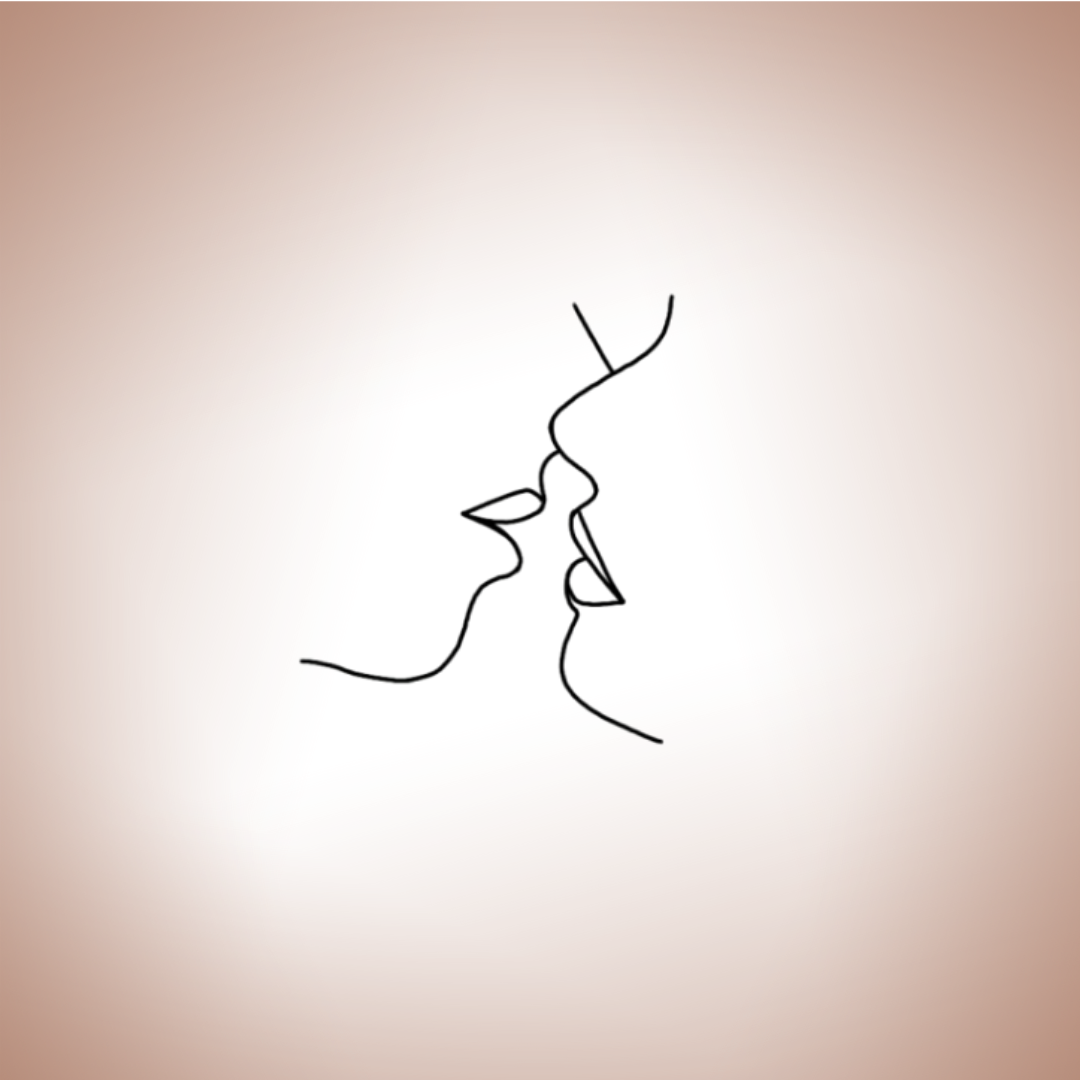 Tatouage Ephémère Baiser d'Amoureux