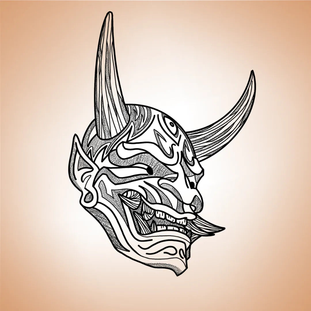 Masque Oni Démon Japonais - Voyage