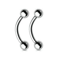 Piercing Banane Stérile Argent Long