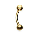 Piercing Banane Stérile Or