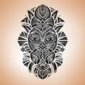 Manche Polynésienne Visage - Voyage