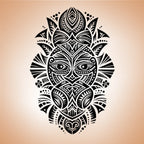 Manche Polynésienne Visage - Voyage