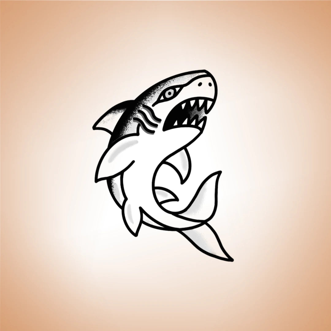 Tatouage Requin - Old School