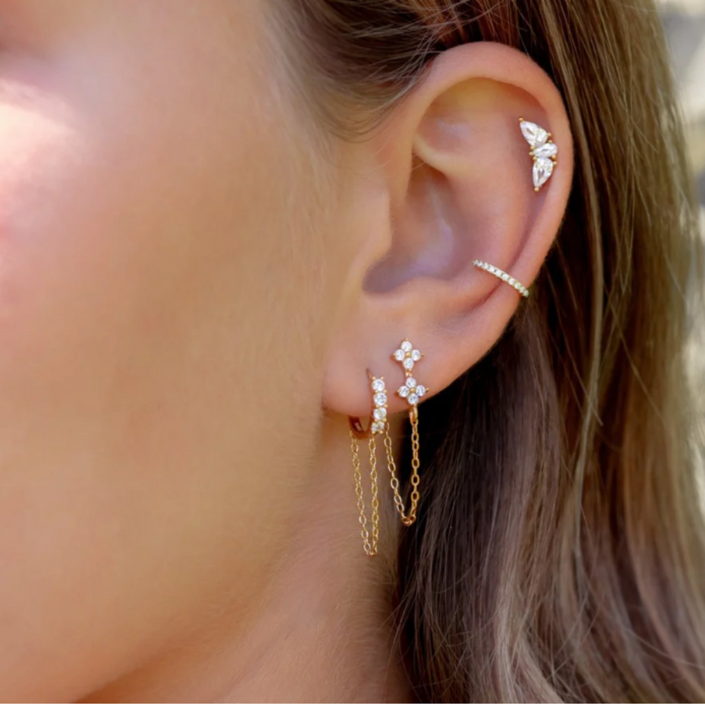Boucle d'oreille Bali