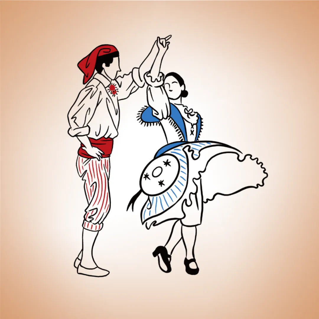 Tatouage les Danseurs de Nice la Belle